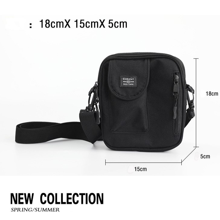 [SALE] Túi đeo chéo mini thời trang nam- Túi đeo vải dù chống nước KABE11 | BigBuy360 - bigbuy360.vn