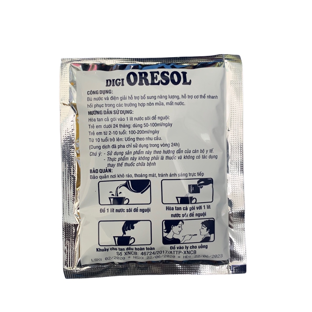 DIGI ORESOL trắng  - Gói 27,9g