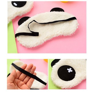 [COMBO 2 CHIẾC] Bịt mắt che mắt ngủ hình panda dễ thương (mẫu ngẫu nhiên) 2461
