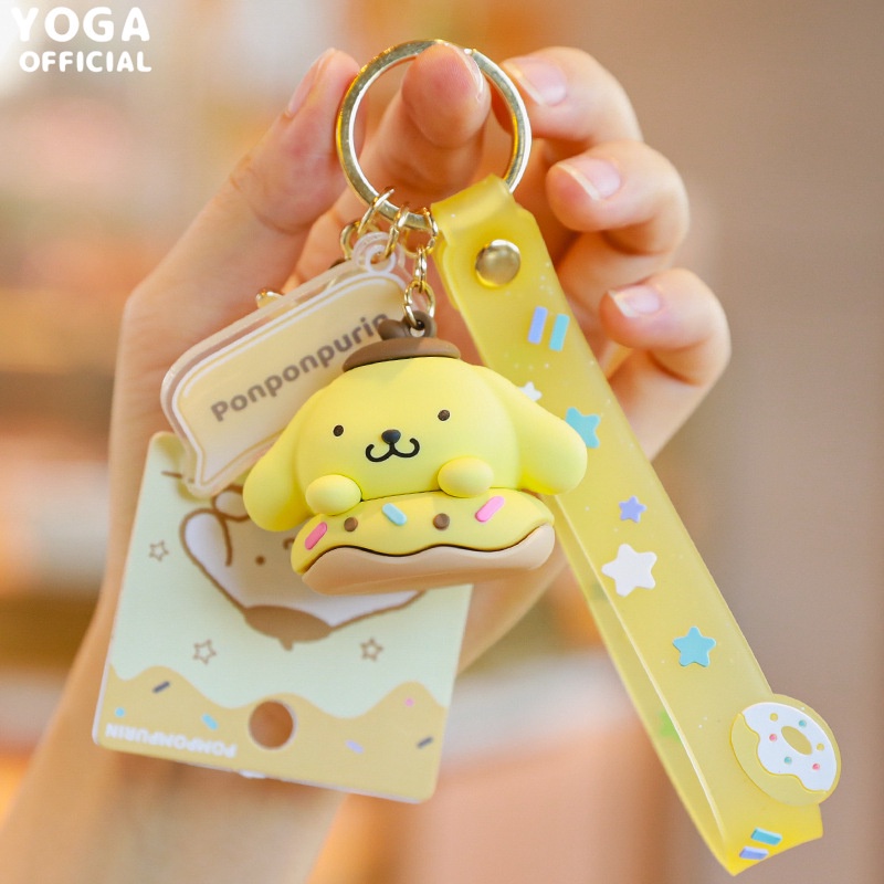 Móc Khóa Hình Nhân Vật Sanrio Hello Kitty Kuromi Xinh Xắn 20cm