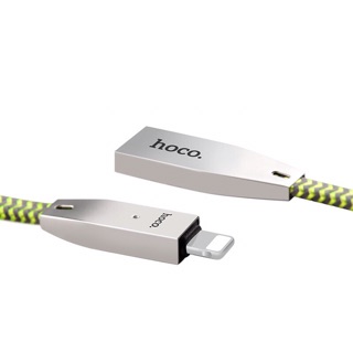 Hoco U11-Cáp sạc tự ngắt [1m2] có đèn cho iPhone/iPad