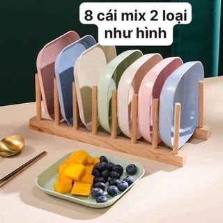 Sét 8 Đĩa Lúa Mạch🍓FREESHIP🍓Bộ Đĩa Lúa Mạch Hót 2021