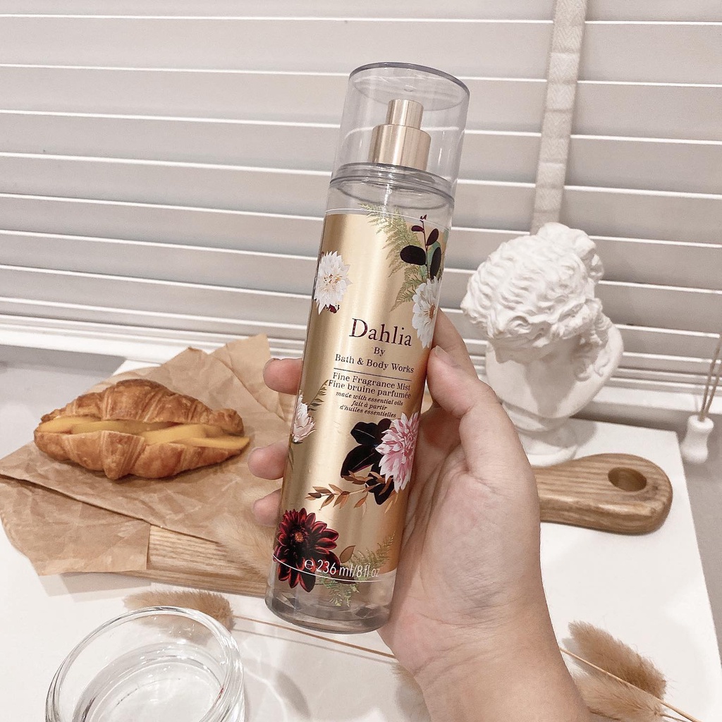 Xịt Thơm Body - Sữa Dưỡng Thể BATH AND BODY WORKS Dahlia