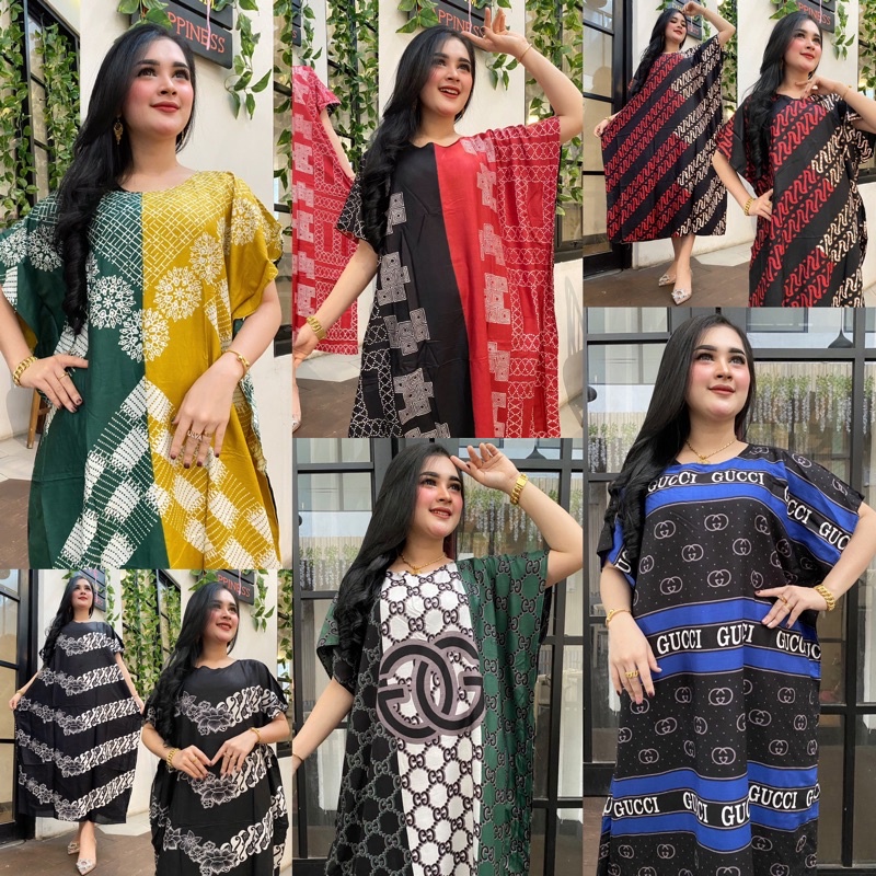 Lowo Đầm Cánh Dơi JUMBO Rộng Ngực 130 Không Có Kích Thước Lớn RAYON House LOWO MELISA AMIRA Cho Mẹ Đang Cho Con Bú