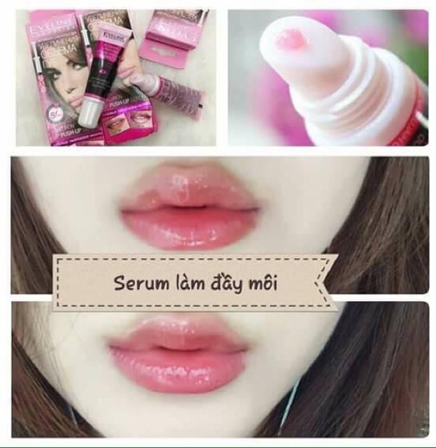 SERUM DƯỠNG MÔI,LÀM HỒNG VÀ ĐẦY MÔI EVELINE