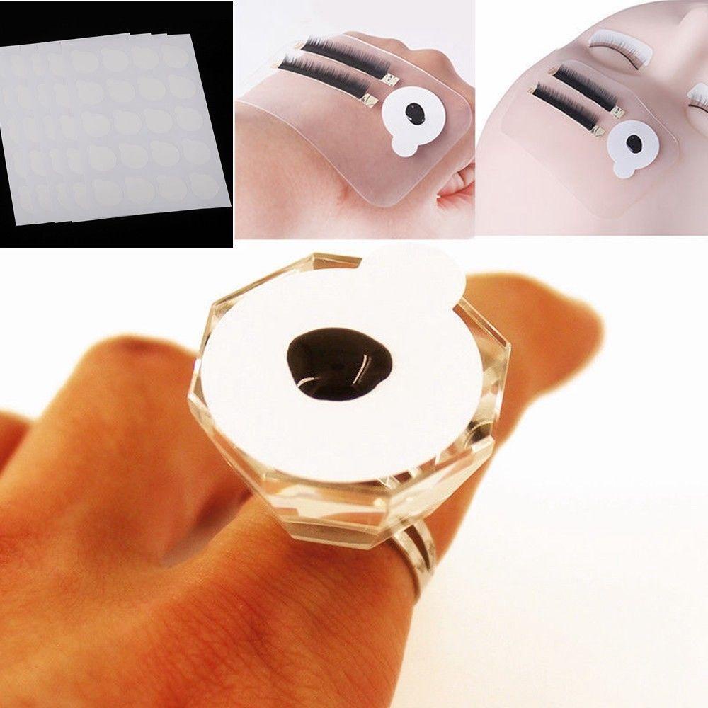 Bộ 100 Miếng Dán Hỗ Trợ Nối Mi Giả Dùng Một Lần