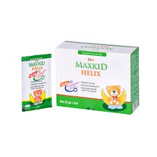 Siro Ho Maxkid Helix-Giúp làm giảm triệu chứng:sổ mũi, ngạt mũi, ho do cảm lạnh, ho có đờm, viêm họng, viêm phế quản