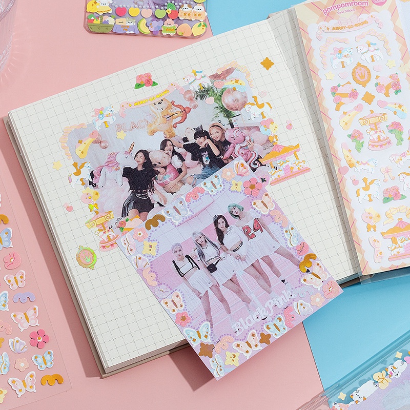 Sticker cute toploader decor cute Pompomroom - Be Tiny Stationery