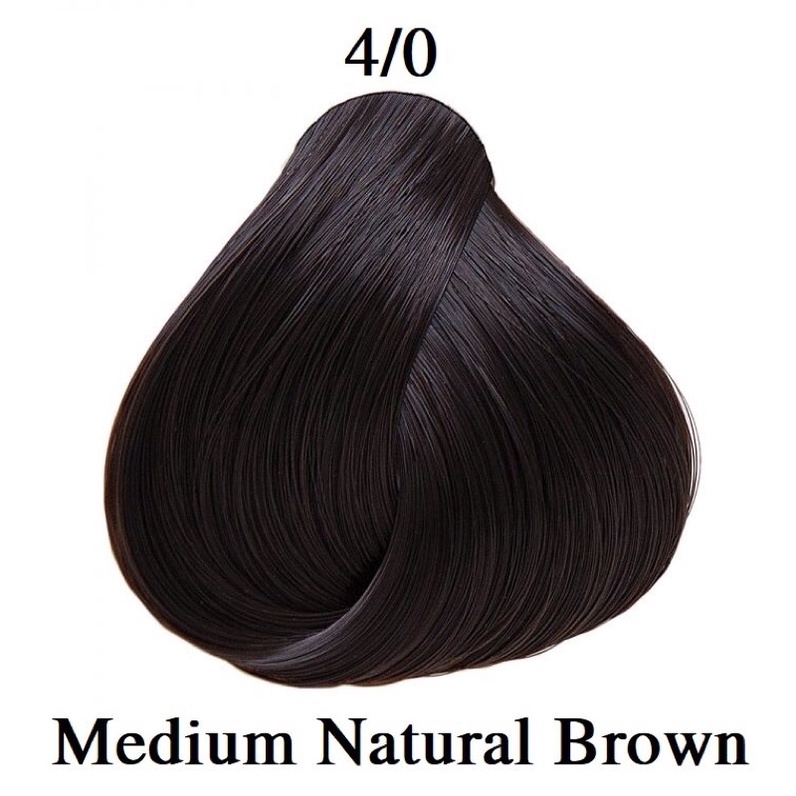 Tuýp Thuốc Kem Nhuộm Tóc Màu Nâu Đen Tại nhà 4.0 Medium Natural Brown Hair Dye Cream