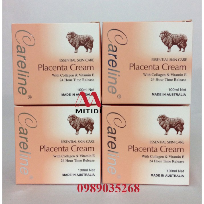 Kem nhau thai cừu Careline Placenta Cream 100ml của Úc