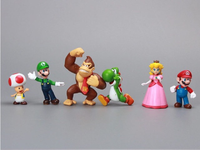 Có sẵn 2 mẫu ✨✨ Set 18 Mô Hình Super Mario ✨✨ 3.5cm > 6cm ✨✨ Không hộp