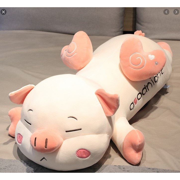 [CHUYÊN SỈ GIÁ SỐC] GẤU BÔNG HEO GOODNIGHT SIÊU CƯNG SIZE 50CM