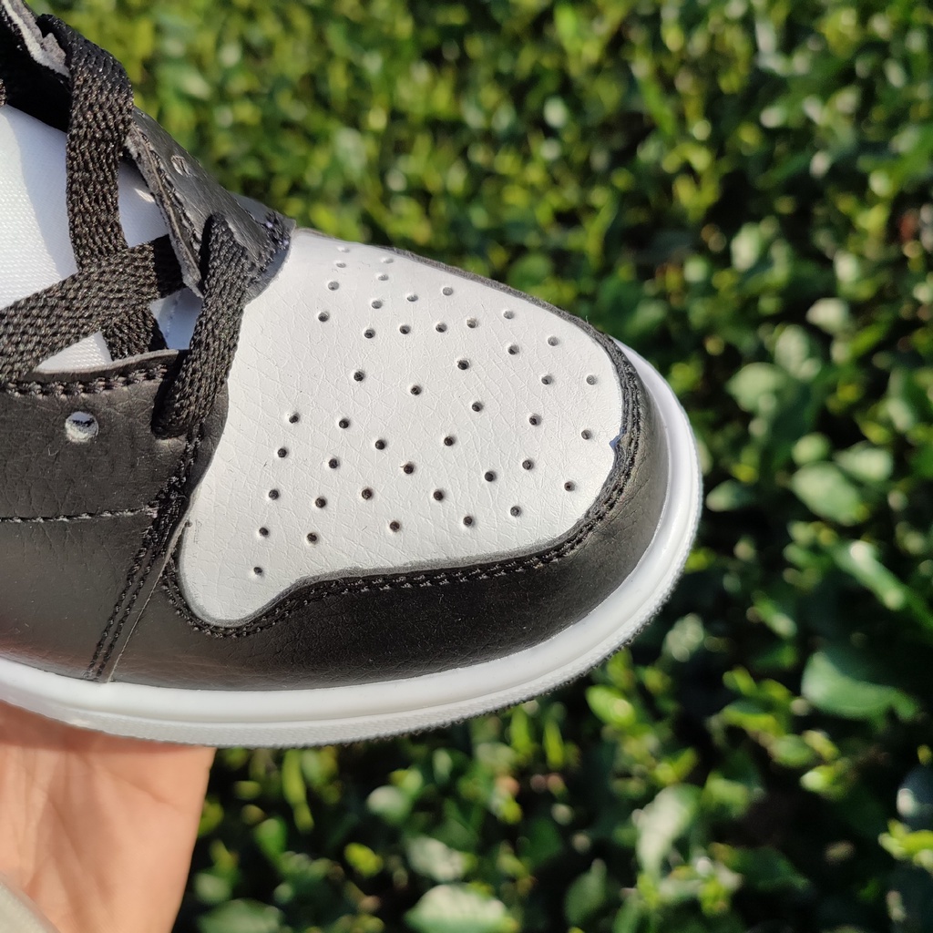 [Ảnh+Video thật][Full bill +box] Giày Thể Thao Jordan1 Đen Trắng Cổ Cao⚡️FULL BOX BILL⚡️ Giày JD1 High Panda Cổ Cao Đen | BigBuy360 - bigbuy360.vn