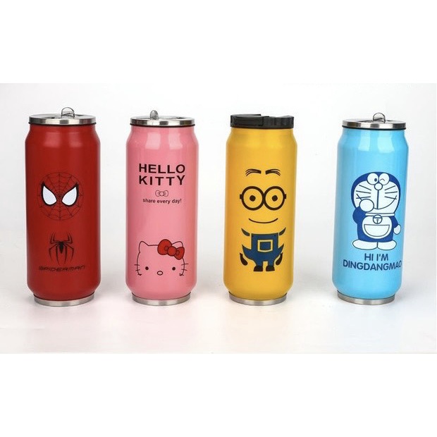 [ FREESHIP ] Bình giữ nhiệt Hello Kitty cực đáng yêu 2 lớp inox 304 giữ nhiệt trên 8h