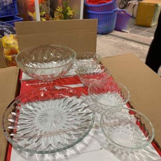 Bộ bát thủy tinh 6 món