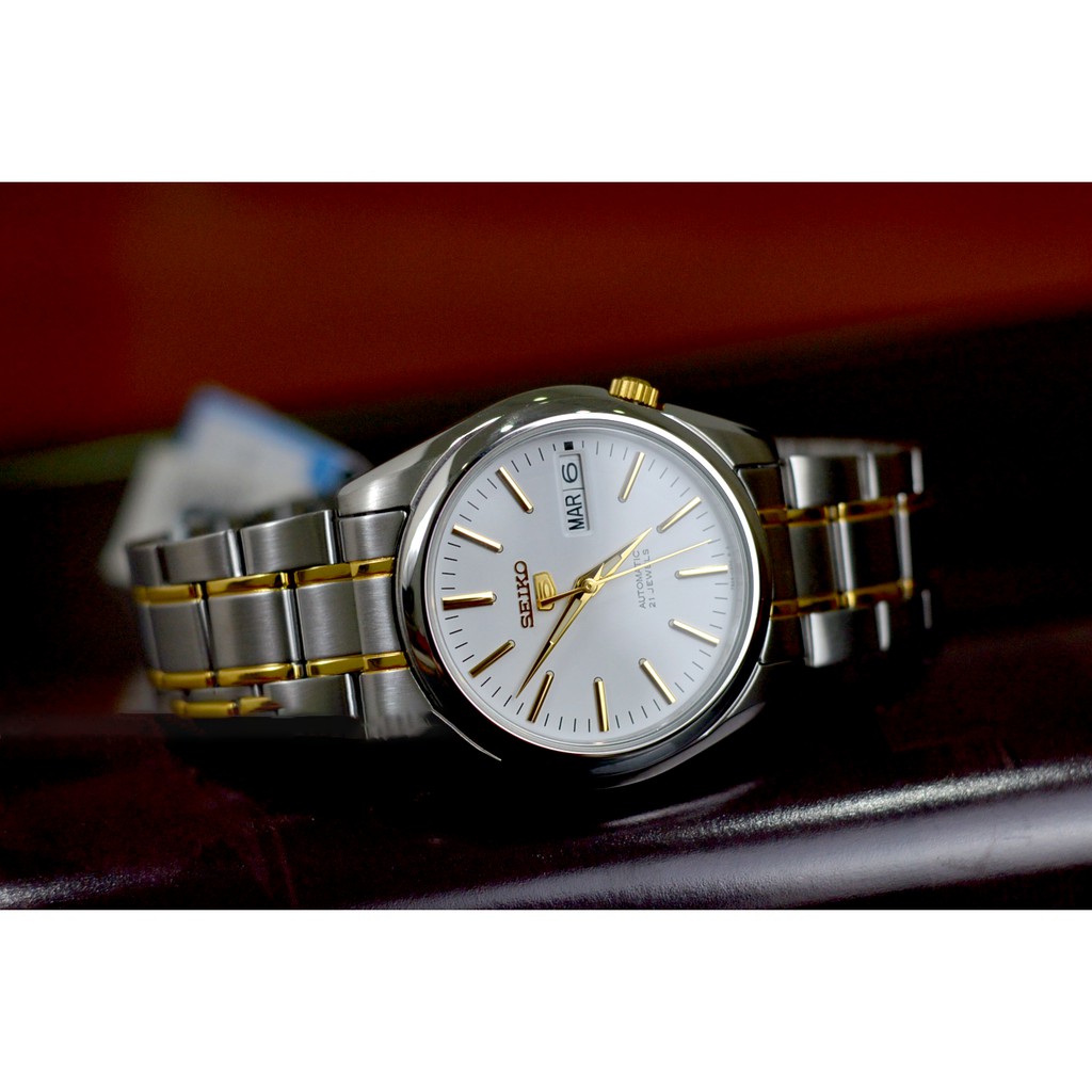 Đồng hồ nam Seiko 5 SNKL47K1S máy cơ dây thép chống rỉ, mặt kính Hardlex  , chống chầy , chống nước .