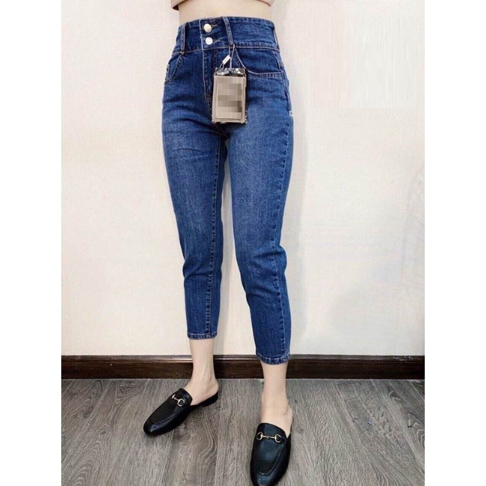 Quần jean 5767 xanh đậm trơn