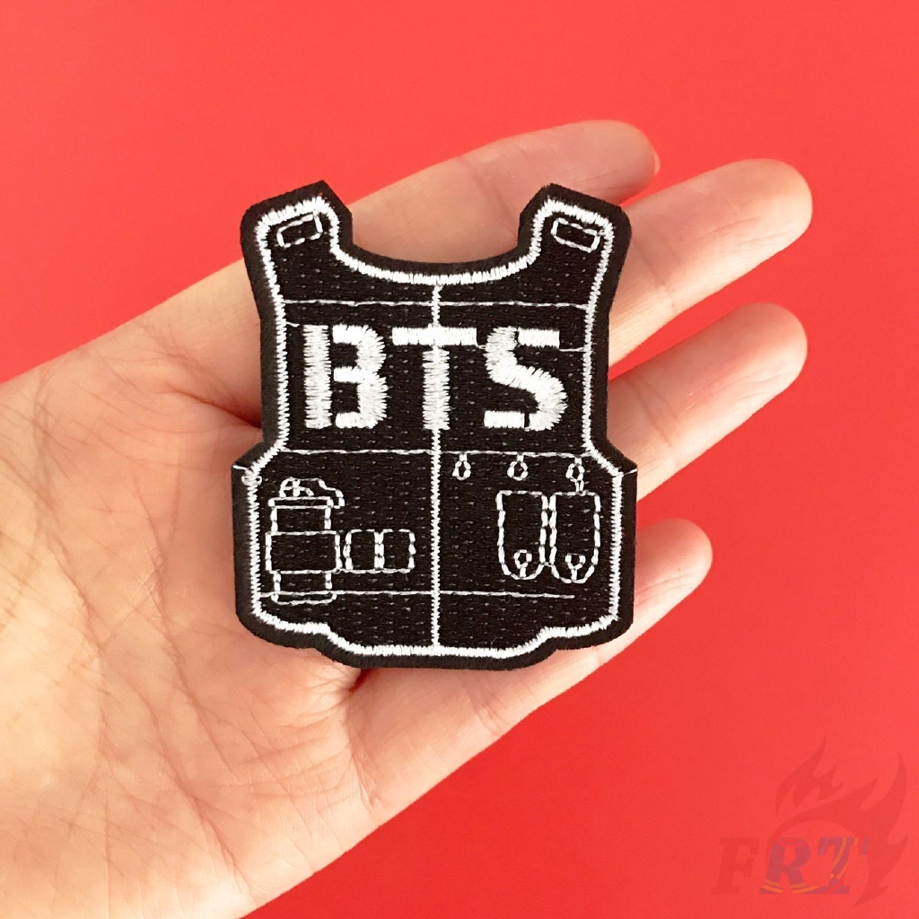 Miếng dán ủi họa tiết thêu phong cách BTS KPOP tiện dụng cho người hâm mộ