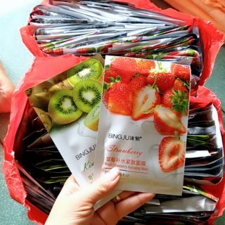 miếng đắp mặt nạ hoa quả