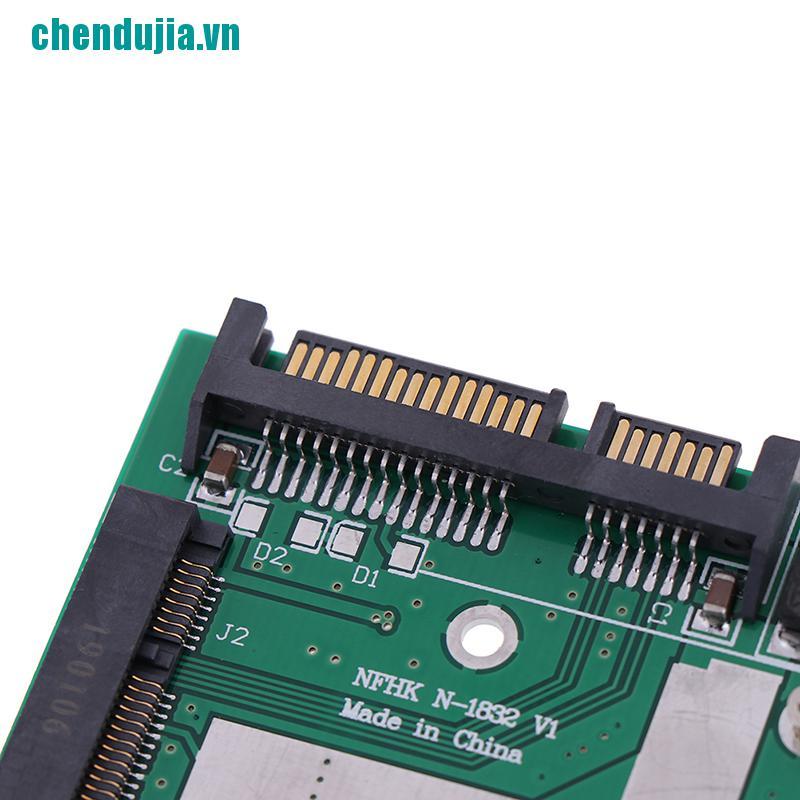 【chendujia】mSATA SSD to 2.5'' SATA 6.0gps adapter converter card module board