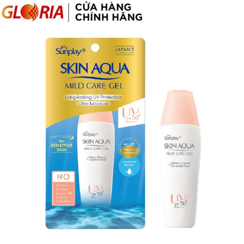 Gel Chống Nắng Cho Da Nhạy Cảm Sunplay Skin Aqua Mild Care Gel SPF50+ PA+++ 25g