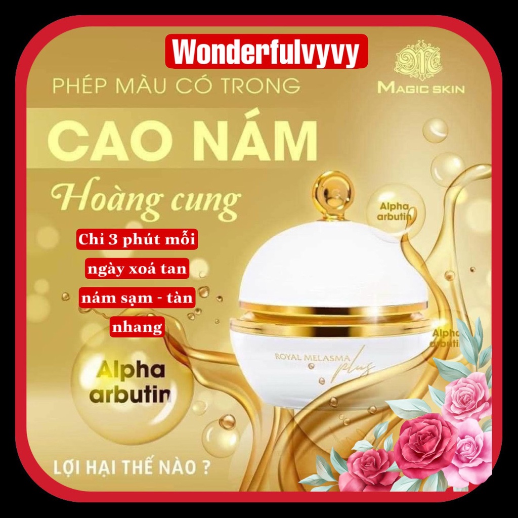 Cao nám hoàng cung,cao nám cốt thông đỏ MAGICSKIN (hộp lớn 40gr)