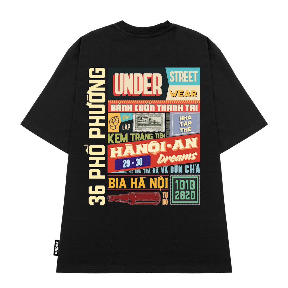 Áo Thun Tay Lỡ Hà Nội Áo Phông Cotton Nam Nữ Unisex - In Hình Local Brand Streetwear Oversize Form Rộng AQ15 C68shop | WebRaoVat - webraovat.net.vn