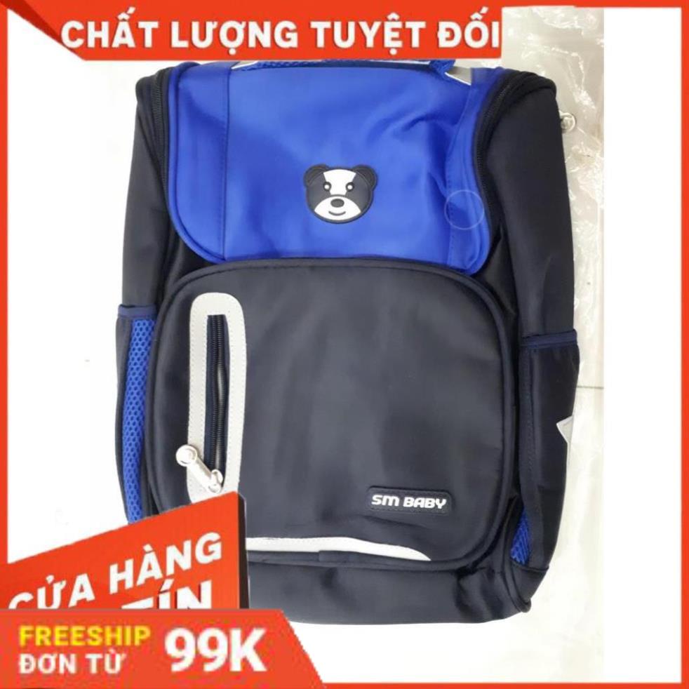 Balo chống gù học sinh SM BABY gấu con hàng Quảng Châu cao cấp