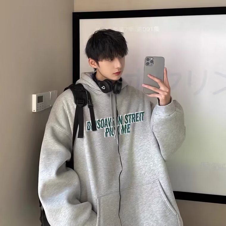 Áo hoodie In Chữ Thời Trang Hàn Quốc Chất Lượng Cao Size M-5XL