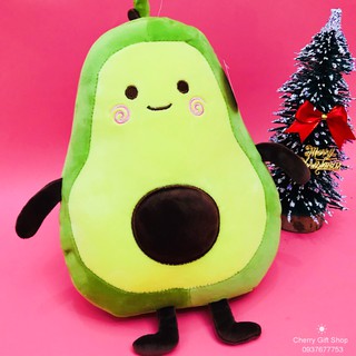 Gấu Bông Hình Quả Bơ Đáng Yêu 40cm Ảnh Thật Shop Chụp