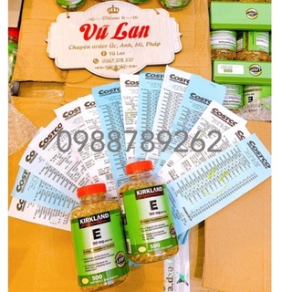 Vitamin E Kirkland 400ui - Vitamin E 500 viên Kirkland hỗ trợ làm đẹp da