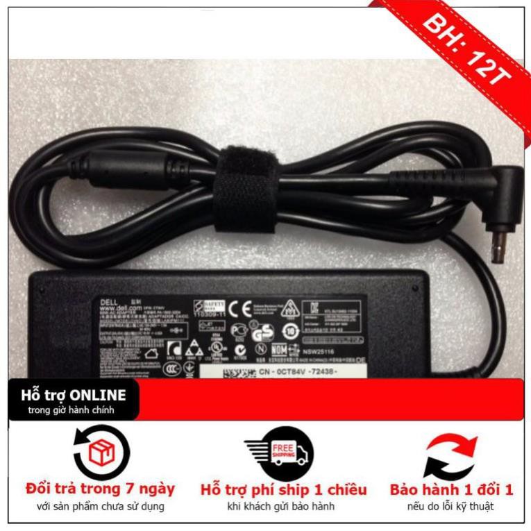 [BH12TH] Sạc Laptop Dell 19.5V - 3.34A, 65W, Đầu đạn ZIN