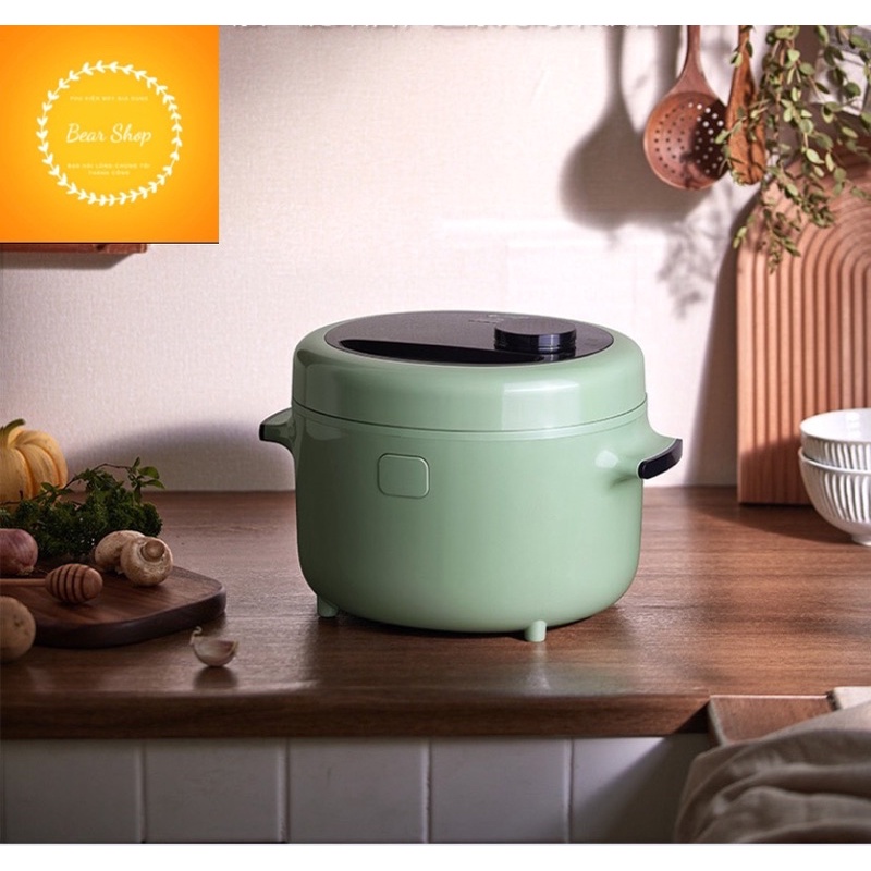 Nồi cơm điện đa năng hãng BEAR dành cho gia đình 2-3 người dung tích 3L có hẹn giờ