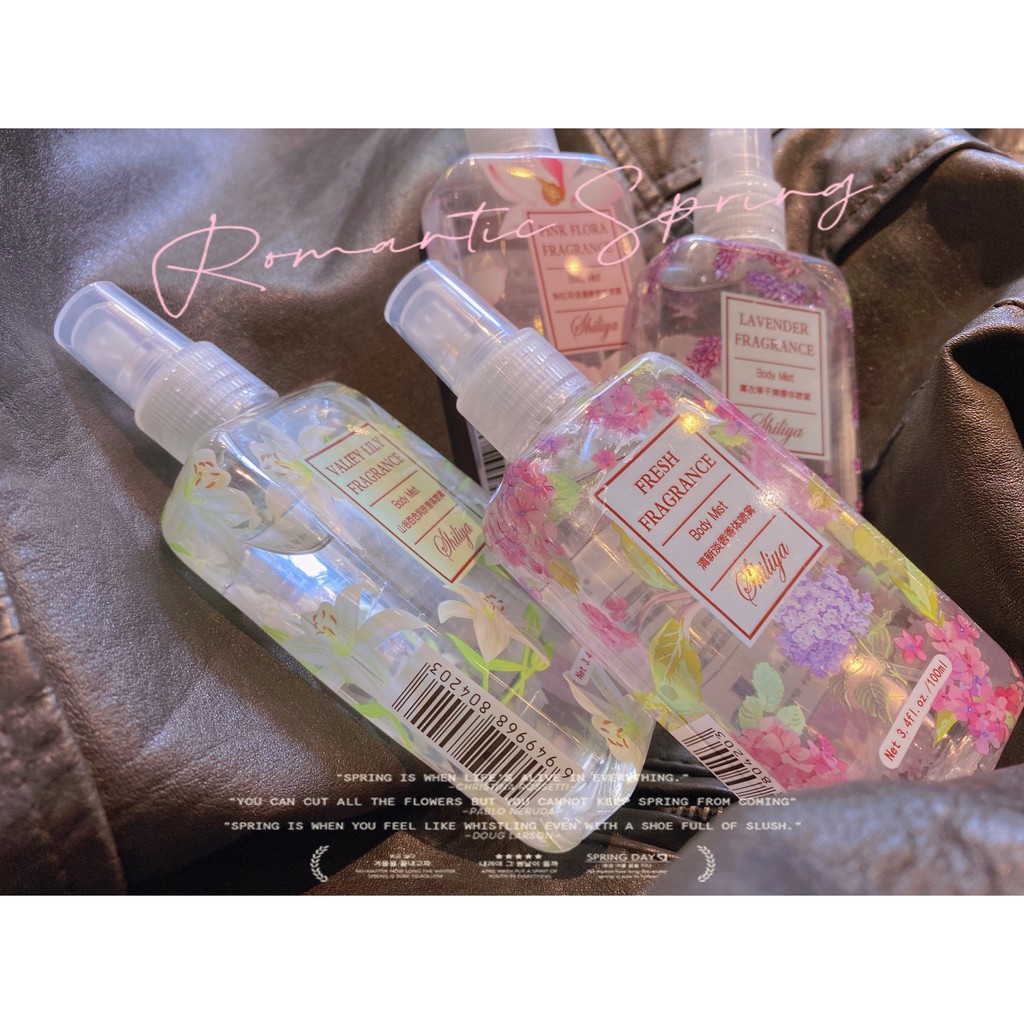 [NH02] Body Mist, Xịt Body SHILIYA NGÀN HOA 100ML Nội Địa Trung Chính Hãng | BigBuy360 - bigbuy360.vn