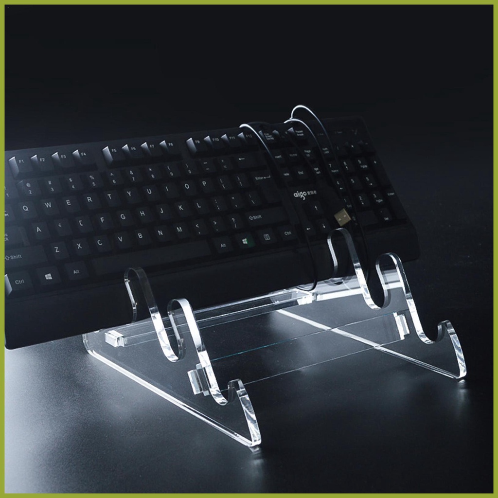 Kệ Trưng Bày Bàn Phím Máy Tính Bằng Acrylic Trong Suốt 3 Tầng Cho tamvn tamvn