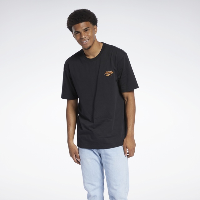 Reebok CASUAL Áo thun Thời trang Unisex Kung-Fu Panda Tee Màu đen H18407