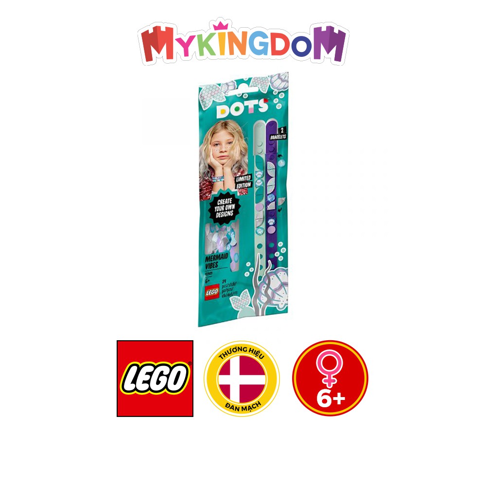 LEGO DOTS Bộ Vòng Tay Tiên Cá Diệu Kì 41909