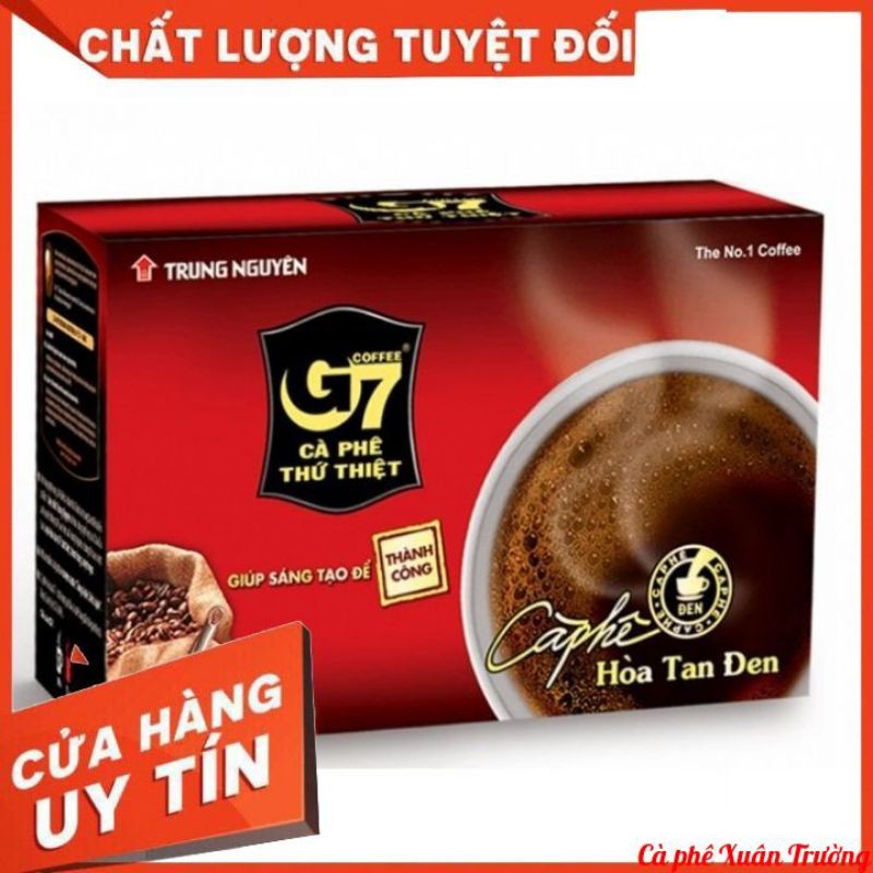 Cà Phê G7 Hoà Tan Đen Không Đường Không Sữa - Cafe Hoà Tan Trung Nguyên