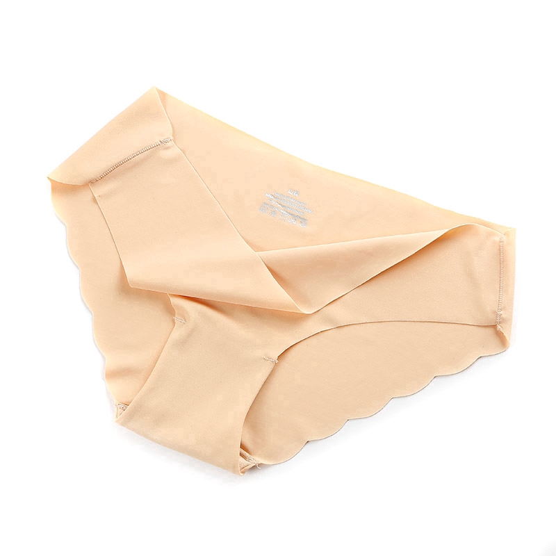 Set 3 quần lót ZXYOUPING lưng thấp viền bèo màu trơn size M-XXL thời trang dành cho nữ