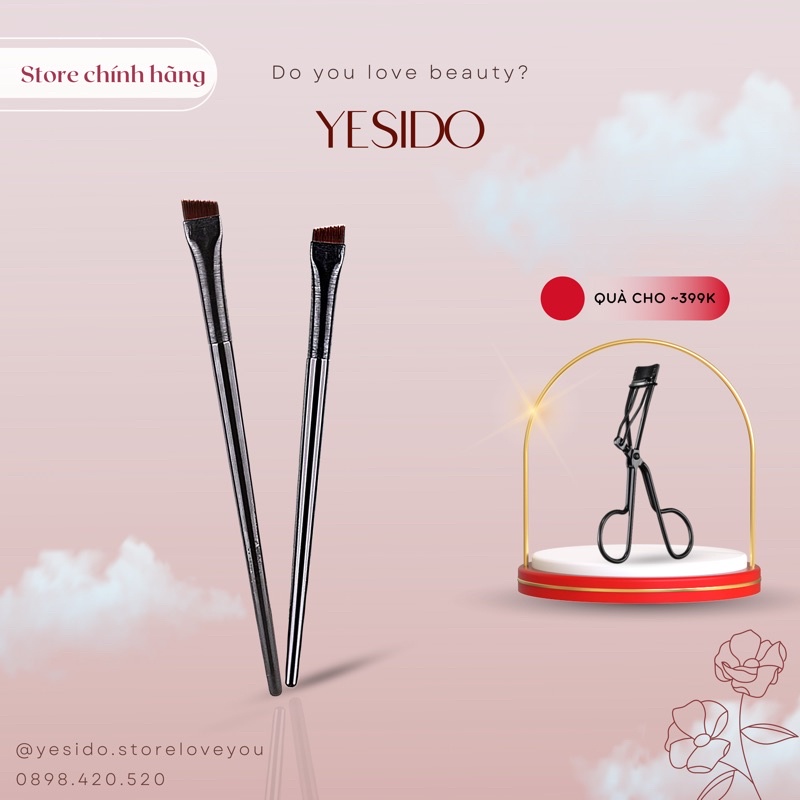Cọ eyeliner, cọ kẻ mắt, cọ kẻ mí chuyên dụng với đầu cọ siêu mảnh chất liệu lông thật