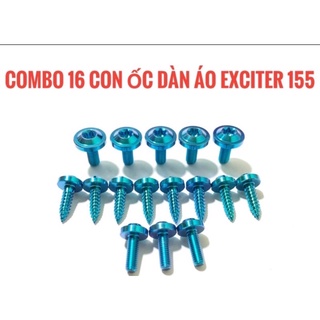 Combo full ốc titan dàn áo ex155