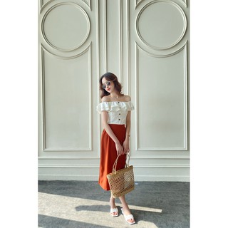 OLV - Áo Off Shoulder Top White