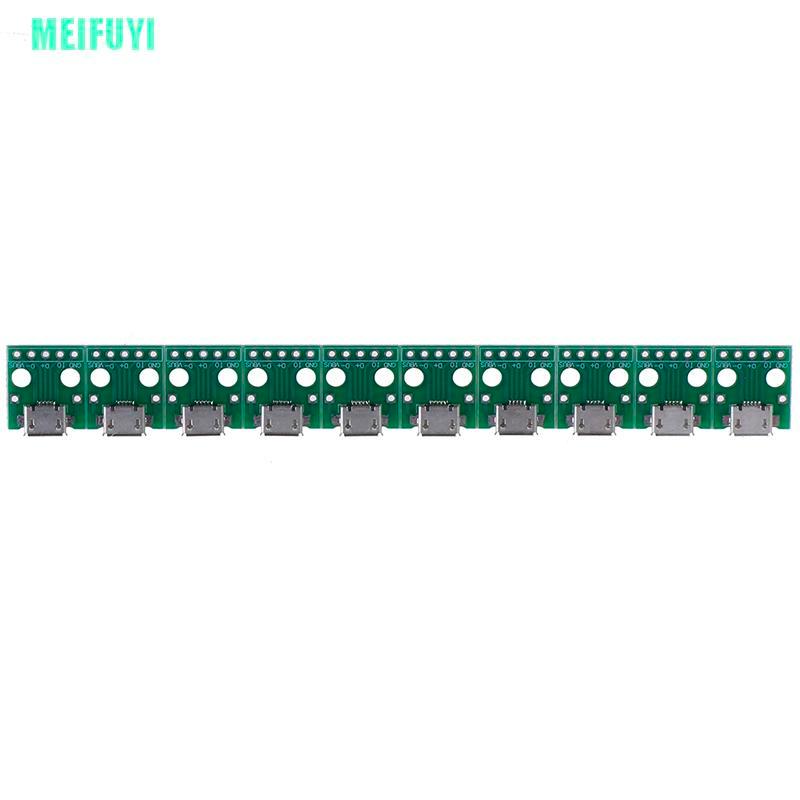Set 10 Bảng Mạch Chuyển Đổi Cổng Micro Usb Sang Dip 5pin