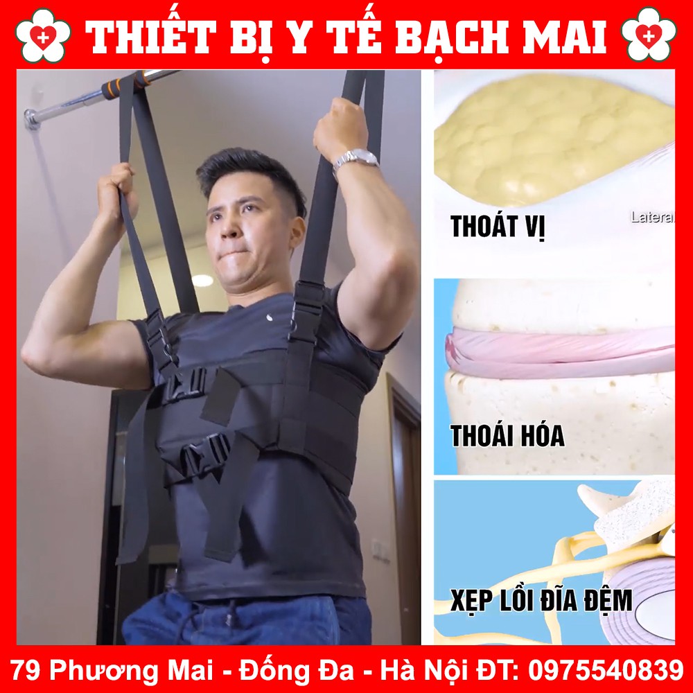 Đai Treo Kéo Giãn Cột Sống Lưng Điều Trị Thoát Vị, Thoái Hóa, Đau Lưng