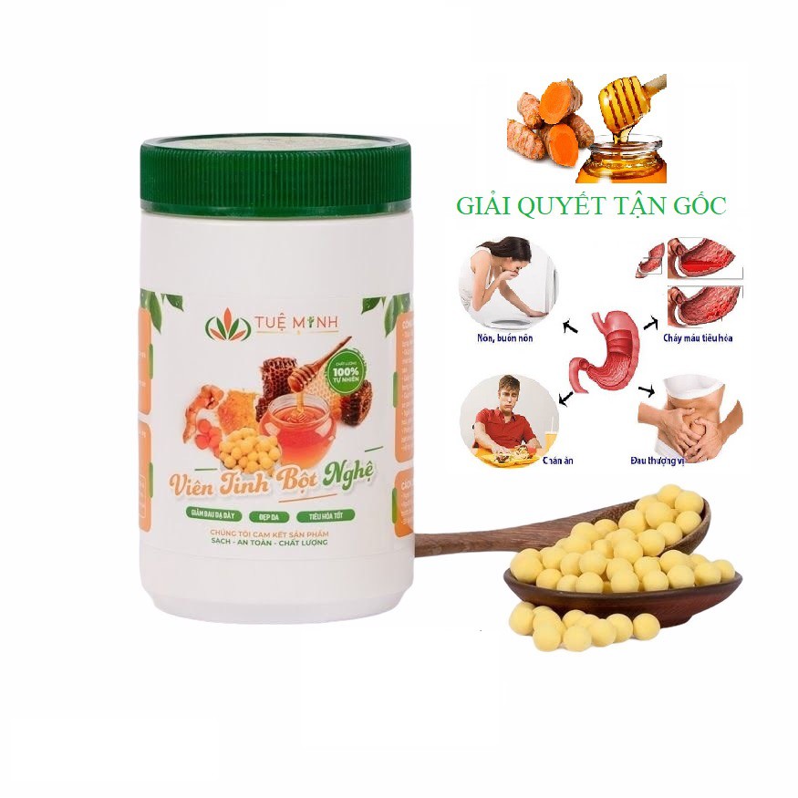 Viên Tinh Bột Nghệ Mật Ong Tuệ Minh 1 hộp 0,5kg | BigBuy360 - bigbuy360.vn