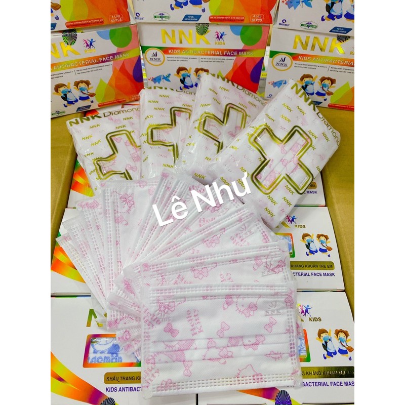[Mới] Khẩu trang trẻ em 4 lớp NNK - hộp 50c | BigBuy360 - bigbuy360.vn