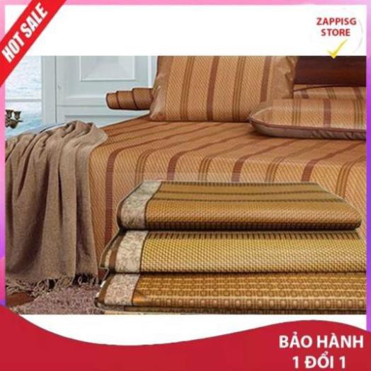 Sale Chiếu điều hòa sợi mây, Chiếu điều hòa 1m6  - Bảo hành 1 đổi 1