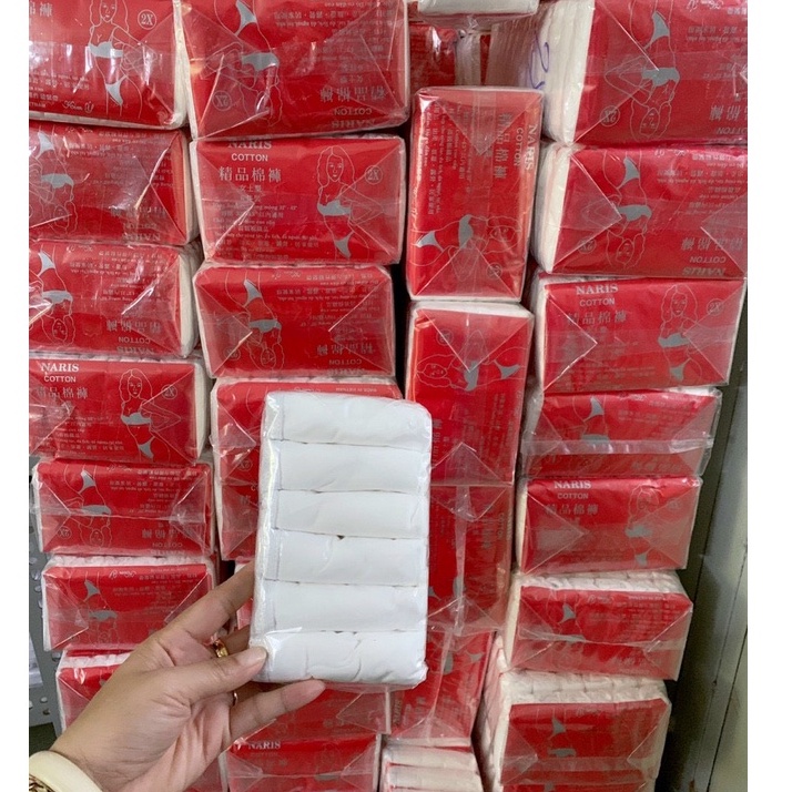 SET 6 QUẦN LÓT GIẤY 100% COTTON DÙNG 1 LẦN CHO MẸ BẦU SAU SINH/SINH VIÊN HỌC QUÂN SỰ/ DU LỊCH/ SPA (Loại 1)