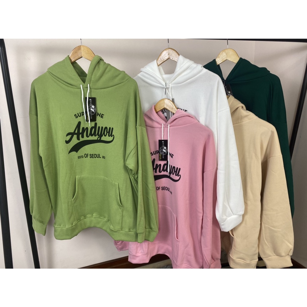 Áo nỉ HOODIE  UNISEX Nam Nữ Chất Vải nỉ cotton cao cấp Dày Dặn Ấm Áp (Mã 09 : AND YOU)