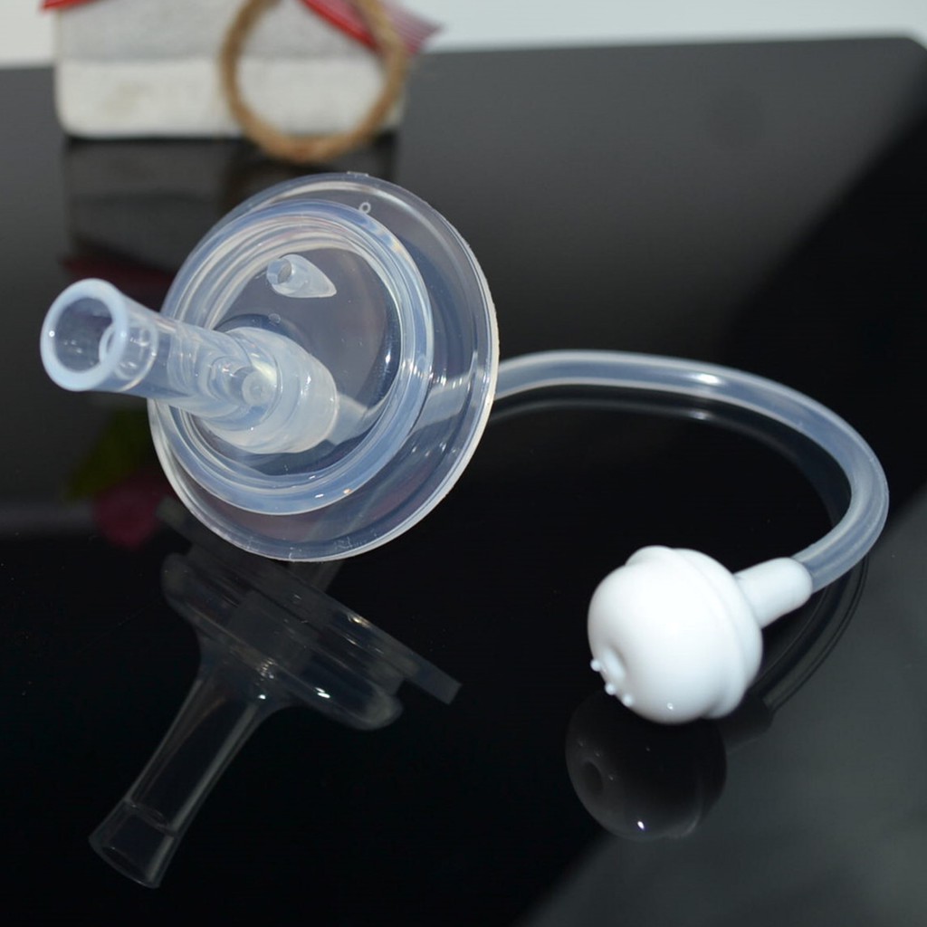 Núm Ống hút chống sặc cho bình cổ rộng Pigeon, Lansioh, Toom